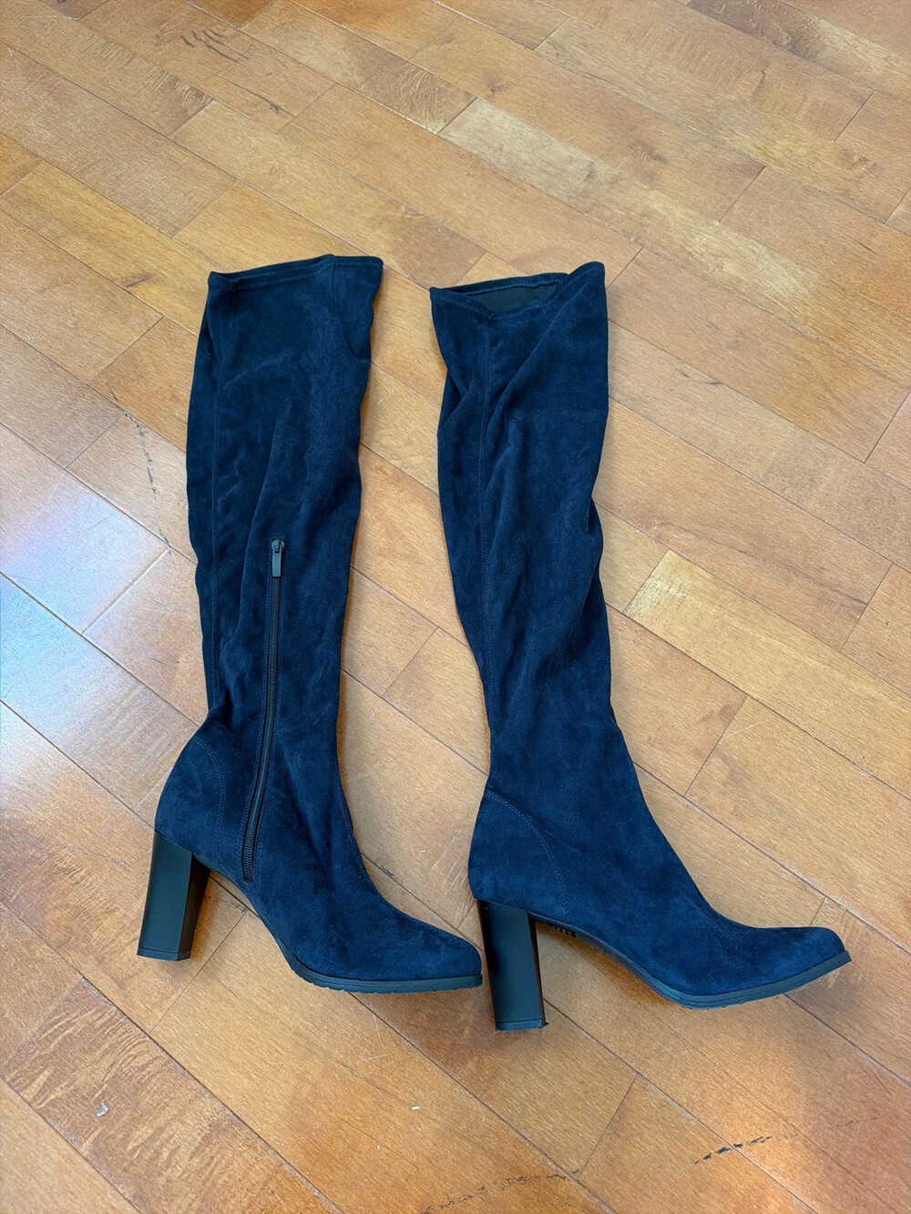NR Rapisardi Navy Boots sz 39 / 8.5
